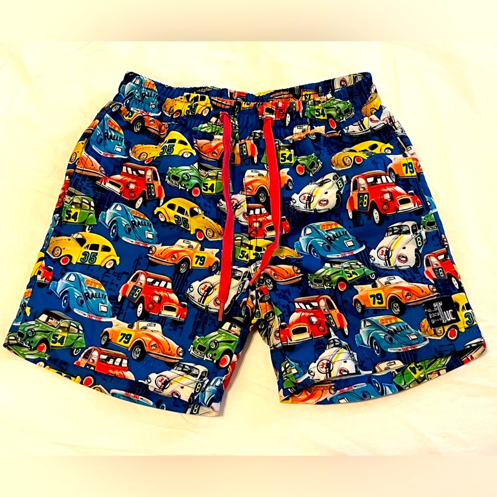 Tuc Tuc Boys Swim Trunks Board Shorts Size 4 Hot Wheels
